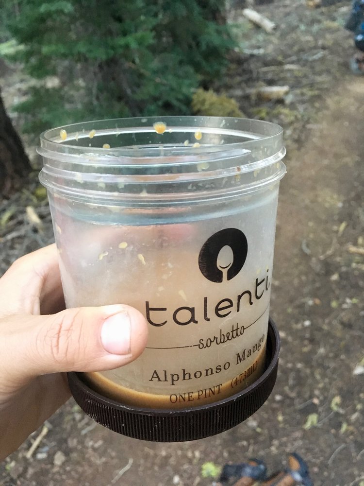 Morning coffee out of my Talenti jar