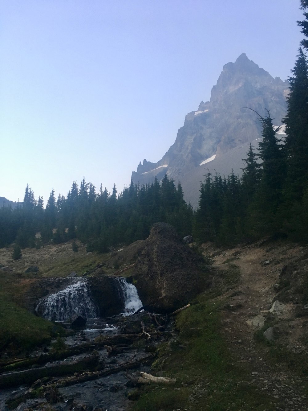 Sitting here looking up at this screensaver-like view, I couldn't care less about hiking. I wanted to go home.